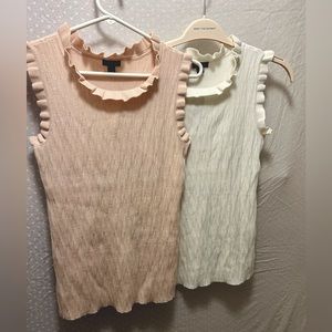 Lot of TWO NWT Ann Taylor shells size M